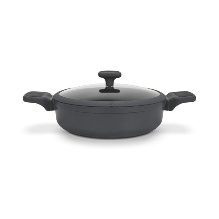 Fissman 14586 TITANIUM PRO induction saucepan with glass lid 28cm 4.3l