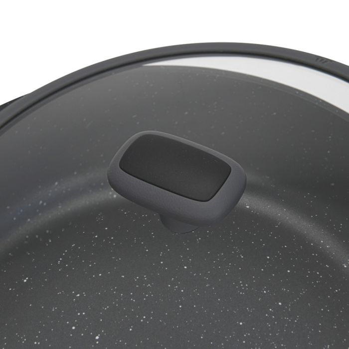Fissman 14586 TITANIUM PRO induction saucepan with glass lid 28cm 4.3l