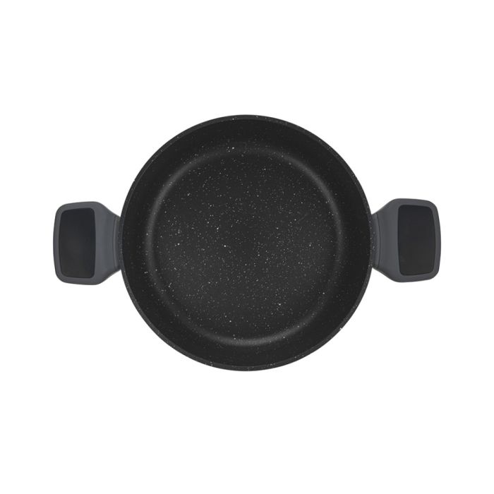 Fissman 14586 TITANIUM PRO induction saucepan with glass lid 28cm 4.3l