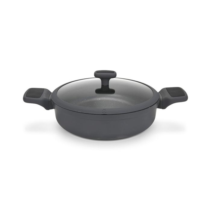 Fissman 14586 TITANIUM PRO induction saucepan with glass lid 28cm 4.3l