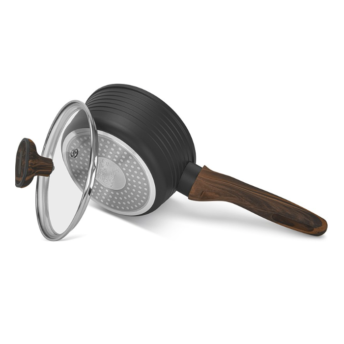 Fissman 14591 CUISINE induction saucepan with glass lid 16cm 1.3l