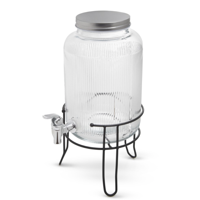 Fissman 16397 beverage dispenser with glass stand 3900ml