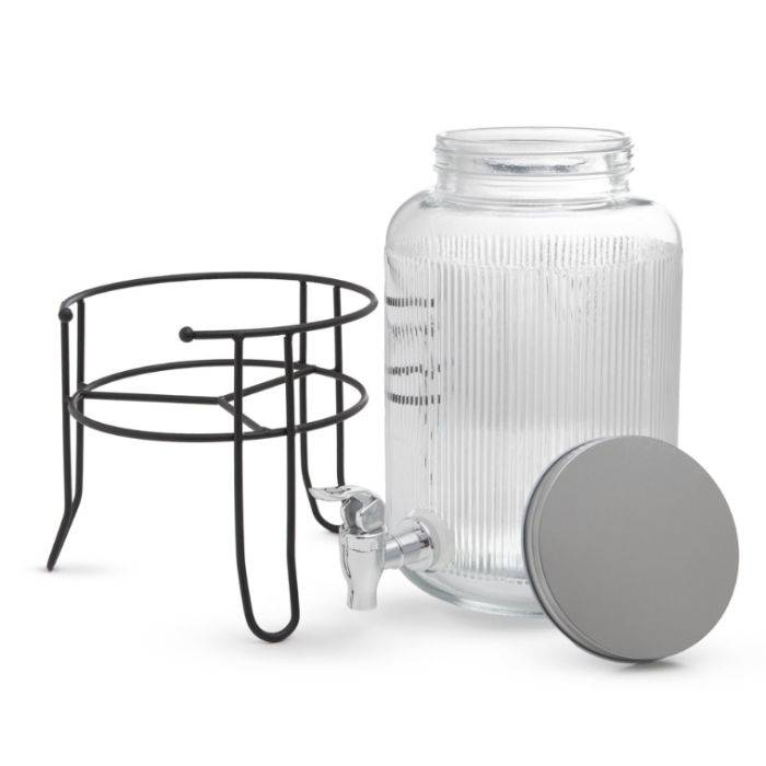 Fissman 16397 beverage dispenser with glass stand 3900ml