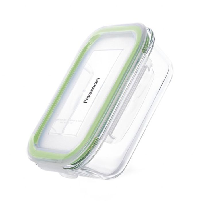 Fissman 17314 heat-resistant glass container with lid 370ml