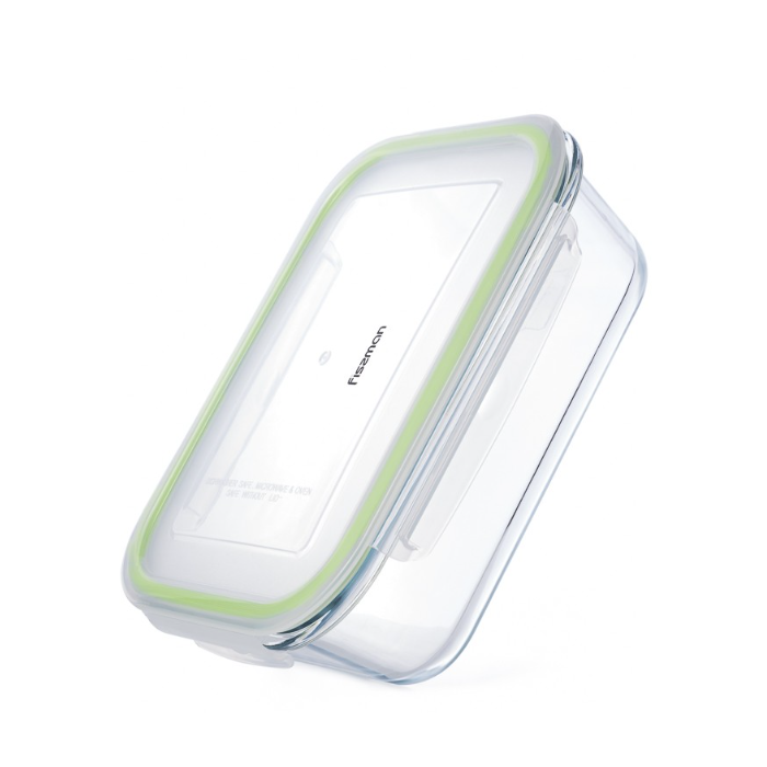 Fissman 17317 heat-resistant glass container with lid 1500ml