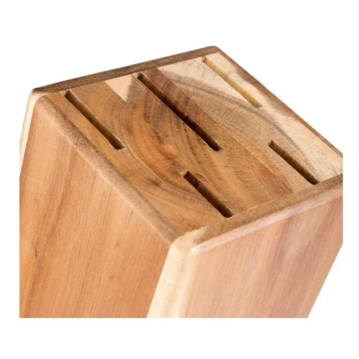 Fissman 2707 AKAMATSU knives in a wooden stand set x6