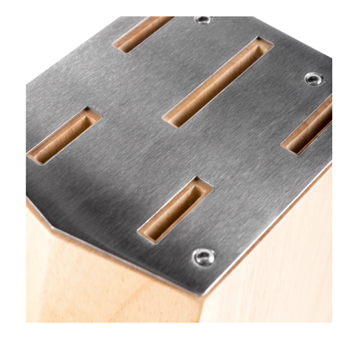 Fissman 2708 FUJIKAWA knives in a wooden stand set x6