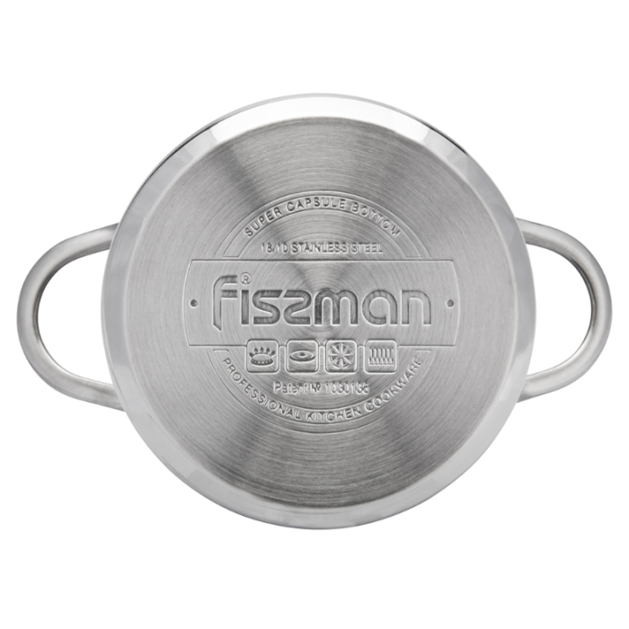 Fissman 5273 BAMBINO induction casserole with glass lid 14cm 0.9l
