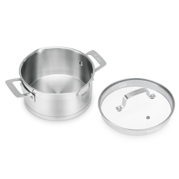 Fissman 5387 FOBUS induction casserole with glass lid 20cm 3l
