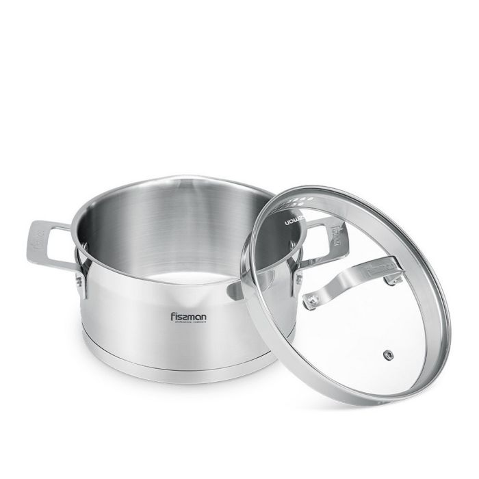 Fissman 5388 FOBUS induction casserole with glass lid 24cm 5.3l