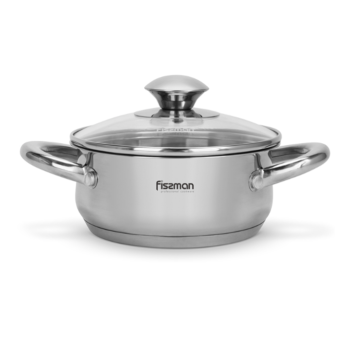 Fissman 5417 GULLIVER induction casserole with glass lid 14cm 0.9l