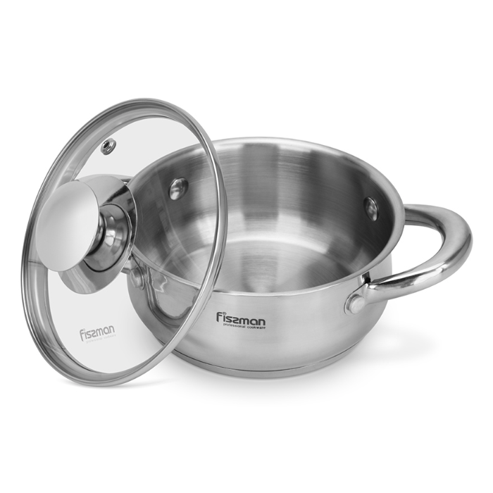 Fissman 5417 GULLIVER induction casserole with glass lid 14cm 0.9l