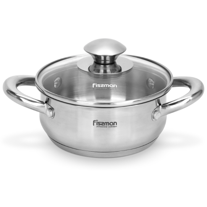 Fissman 5417 GULLIVER induction casserole with glass lid 14cm 0.9l