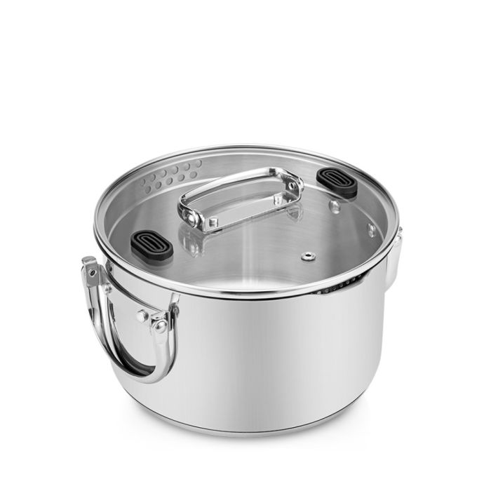 Fissman 5467 AVELIN induction casserole with glass lid 18cm 2.5l