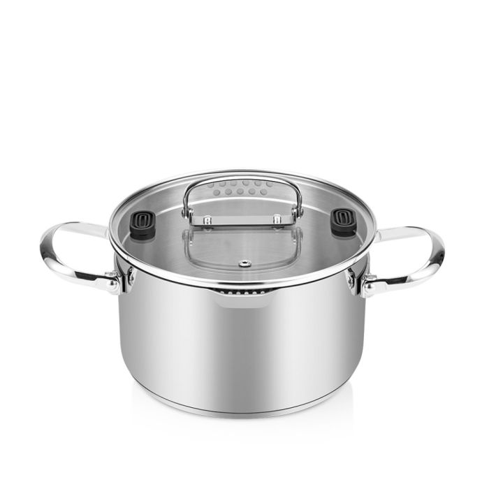 Fissman 5467 AVELIN induction casserole with glass lid 18cm 2.5l