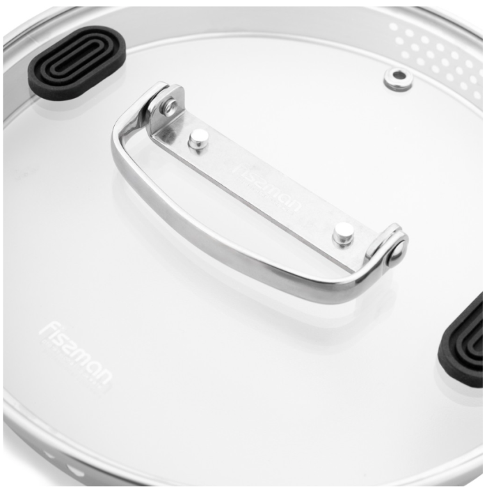 Fissman 5469 AVELIN induction casserole with glass lid 22cm 4.6l