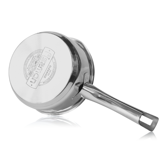 Fissman 5490 ELEGANCE induction saucepan with glass lid 16cm 1.6l