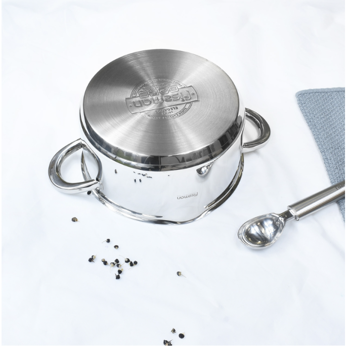Fissman 5492 ELEGANCE induction casserole with glass lid 20cm 3.1l