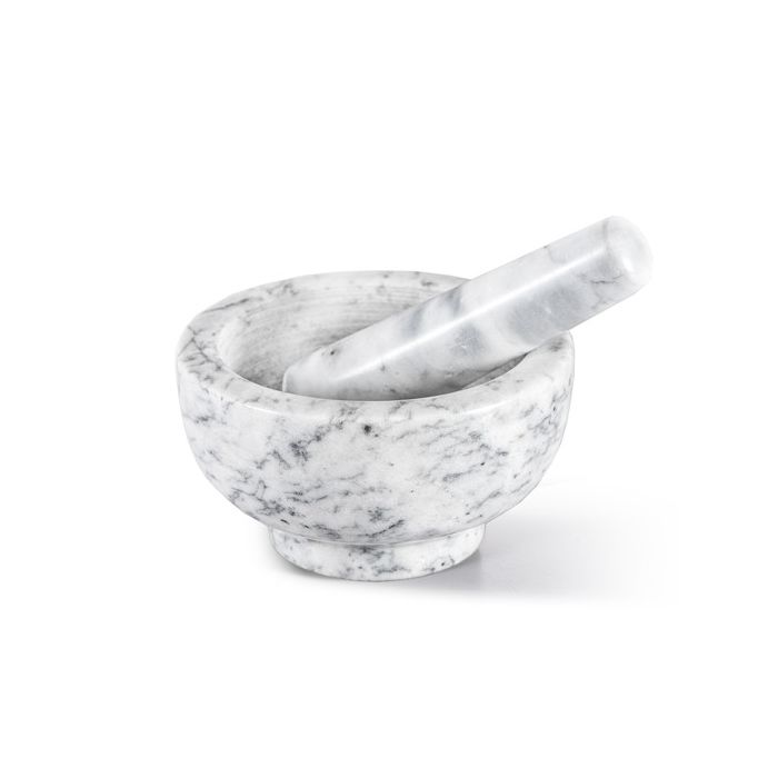 Fissman 6008 marble mortar white 11.5x6cm