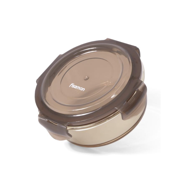 Fissman 6529 glass container with lid 14x5cm 620ml
