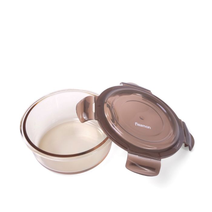 Fissman 6530 glass container with lid 17x6cm 950ml
