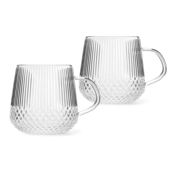 Fissman 6598 heat-resistant tea glass set 2x410ml