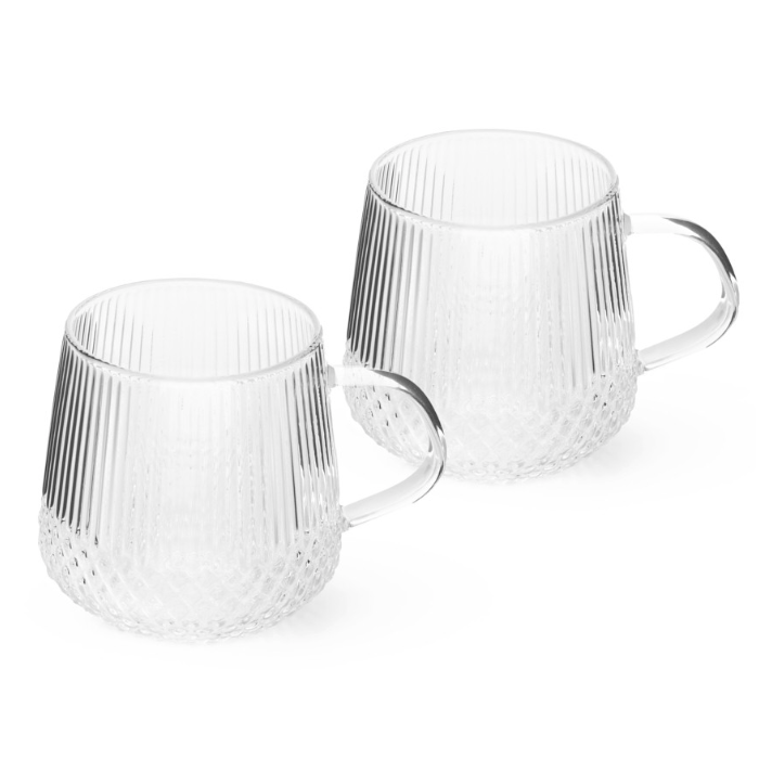 Fissman 6598 heat-resistant tea glass set 2x410ml