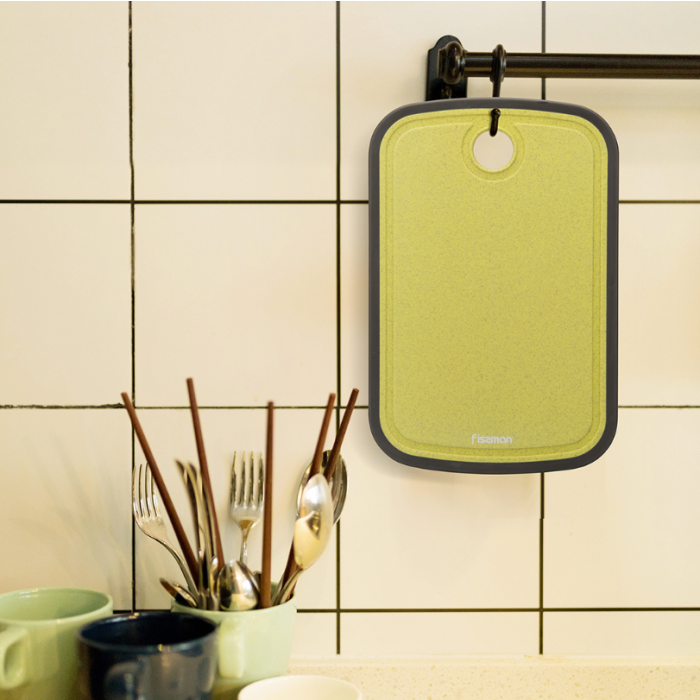 Fissman 8024 plastic cutting board 29x19x0.8cm