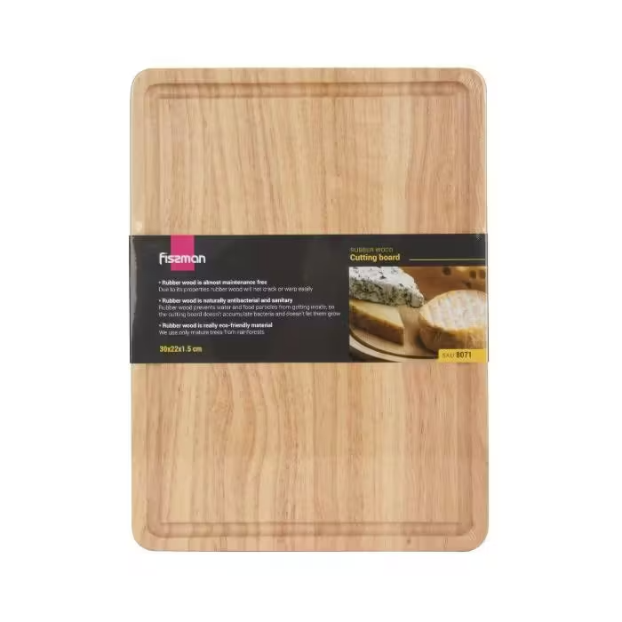Fissman 8071 wooden cutting board 30x22x1.5cm