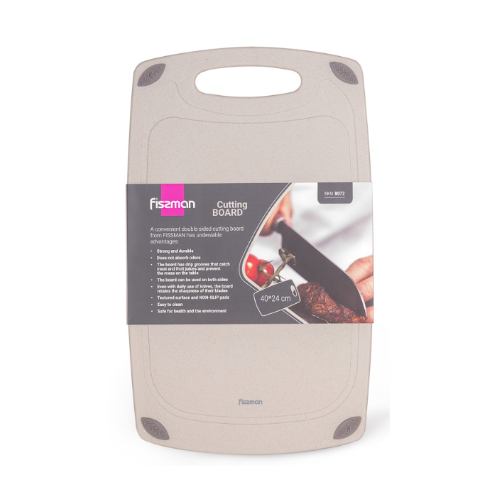 Fissman 8072 plastic cutting board 40.4х24x0.6cm