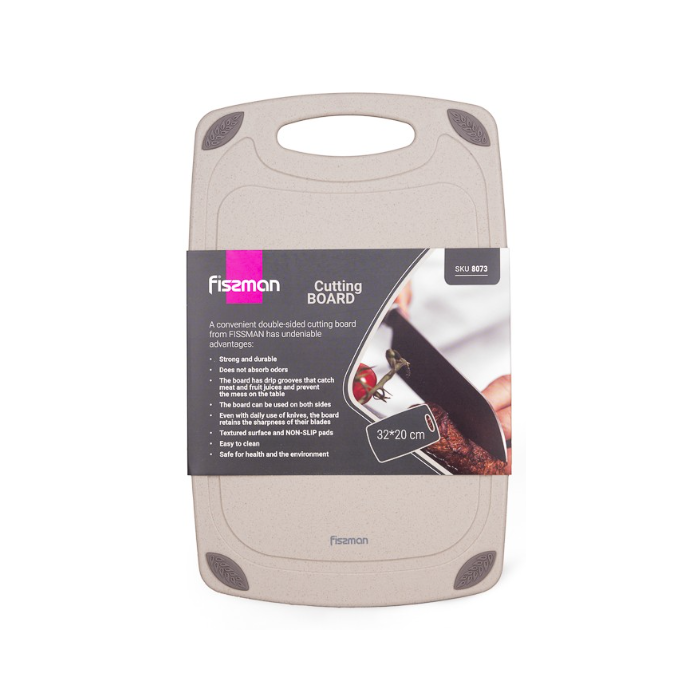 Fissman 8073 plastic cutting board 31.7х20x0.6cm