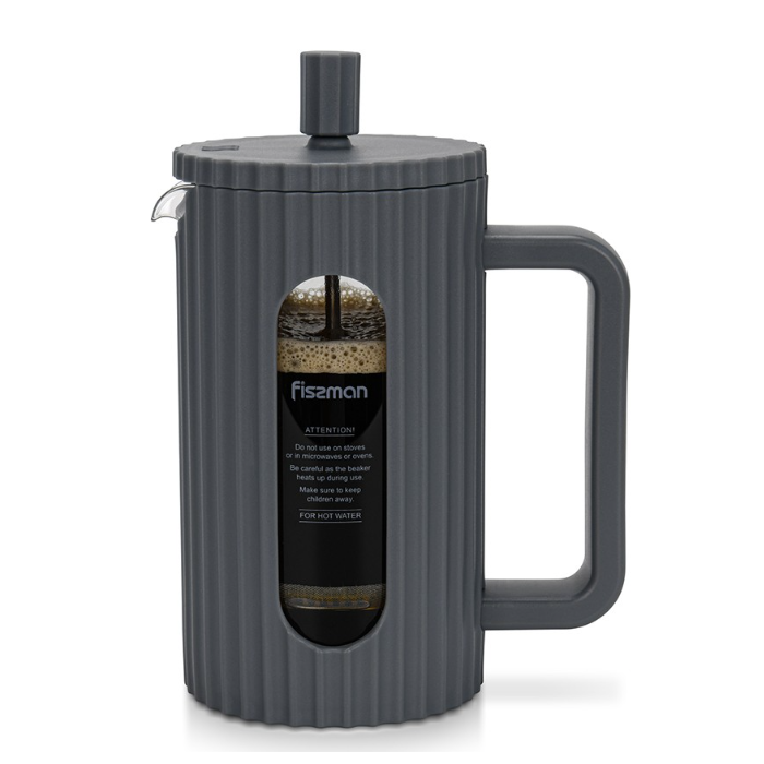 Fissman 9148 French press coffee maker grey 600ml