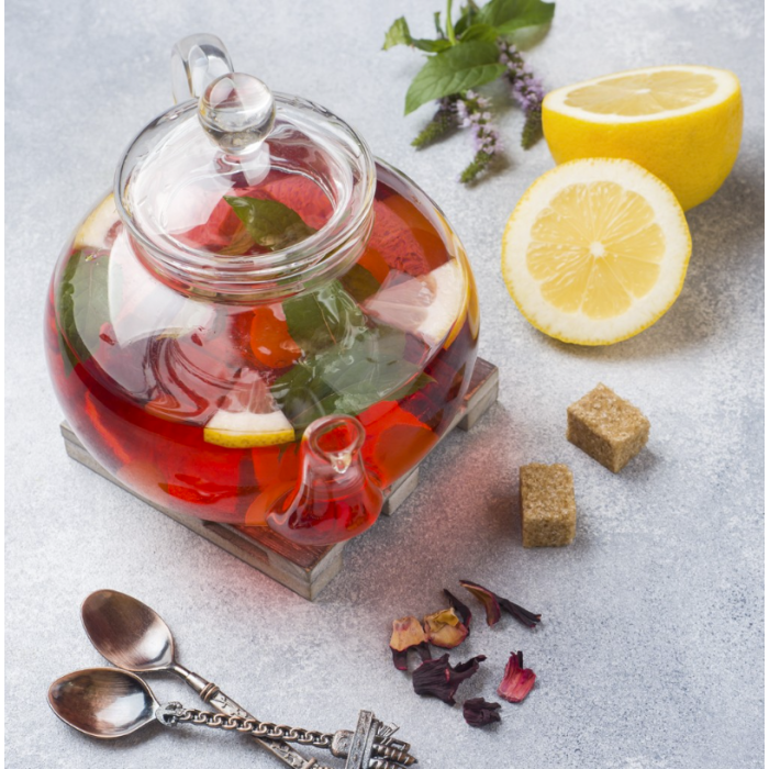 Fissman 9447 glass teapot with steel infuser 600ml