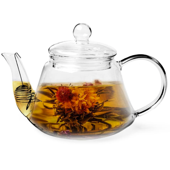 Fissman 9448 glass teapot with steel infuser 800ml