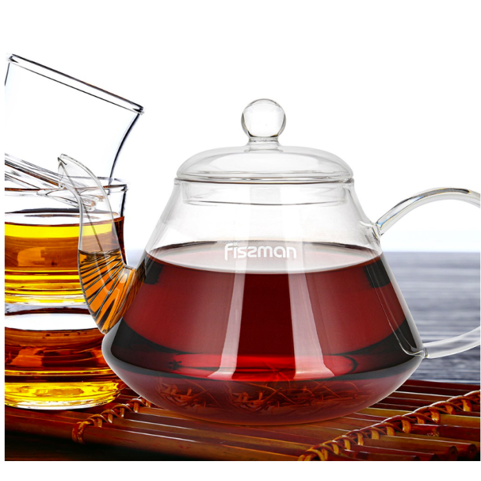 Fissman 9448 glass teapot with steel infuser 800ml