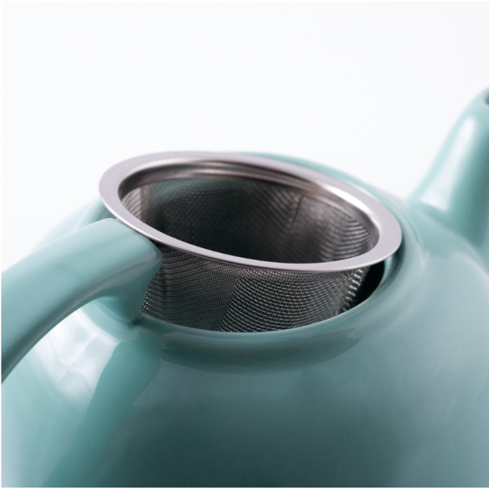 Fissman 9513 ceramic teapot with metal strainer Aquamarin 750ml