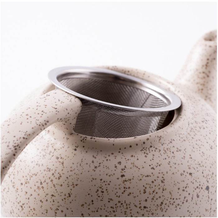 Fissman 9515 ceramic teapot with metal strainer Sandy 750ml
