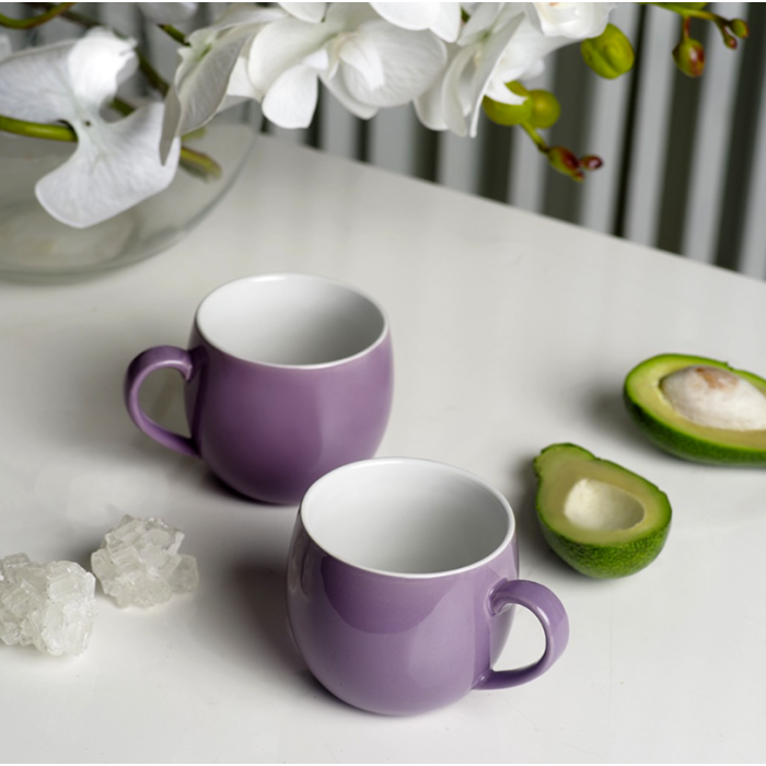 Fissman 9518 ceramic tea cup Mauve 320ml