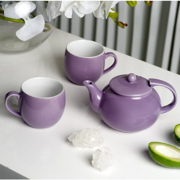 Fissman 9518 ceramic tea cup Mauve 320ml