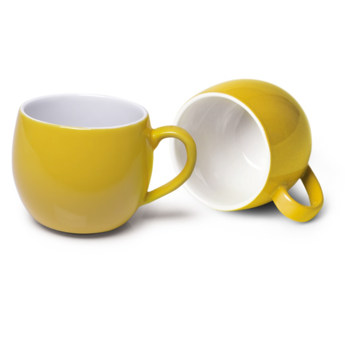 Fissman 9521 ceramic tea cup Yellow 320ml