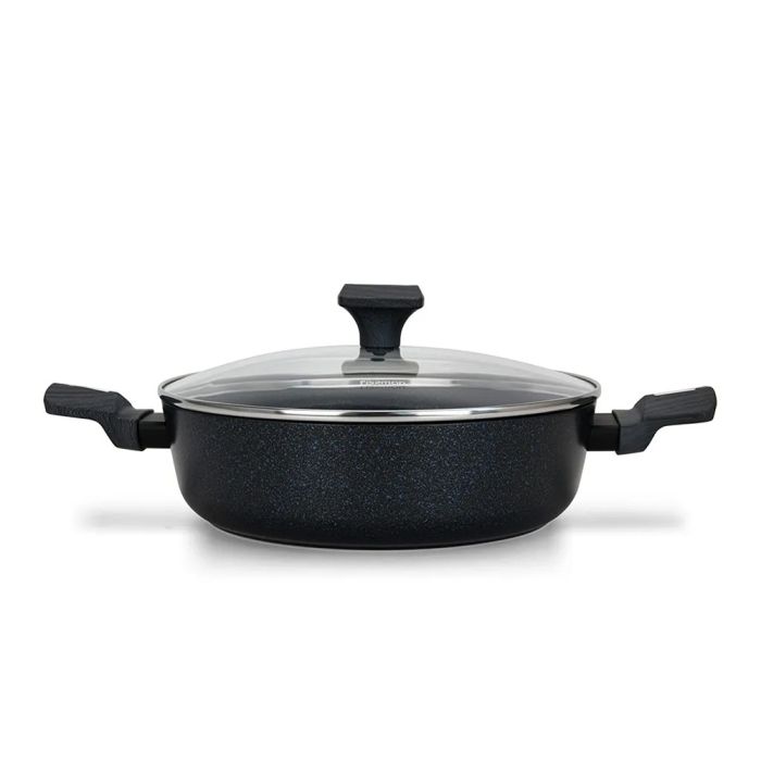 Fissman 14526 FERRO induction low casserole with glass lid 26cm 3.49l