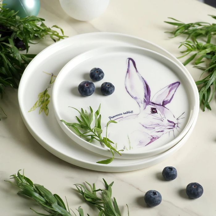 Fissman 13952 Provence rabbit porcelain plate 20cm