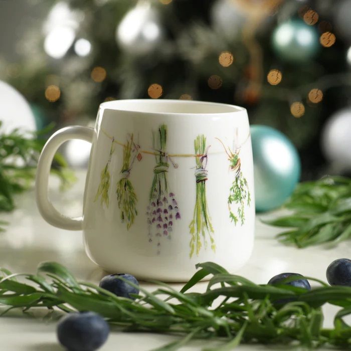 Fissman 13955 Provence rabbit porcelain mug 400ml