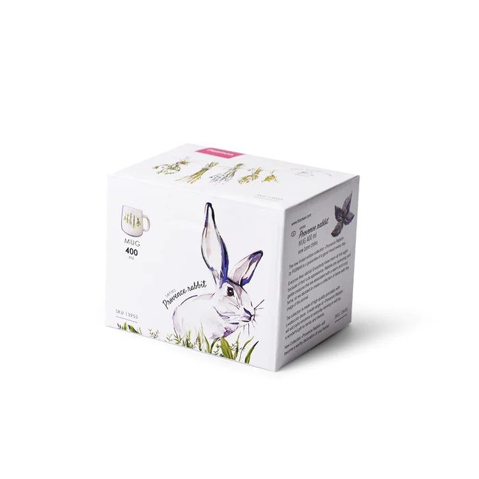 Fissman 13955 Provence rabbit porcelain mug 400ml