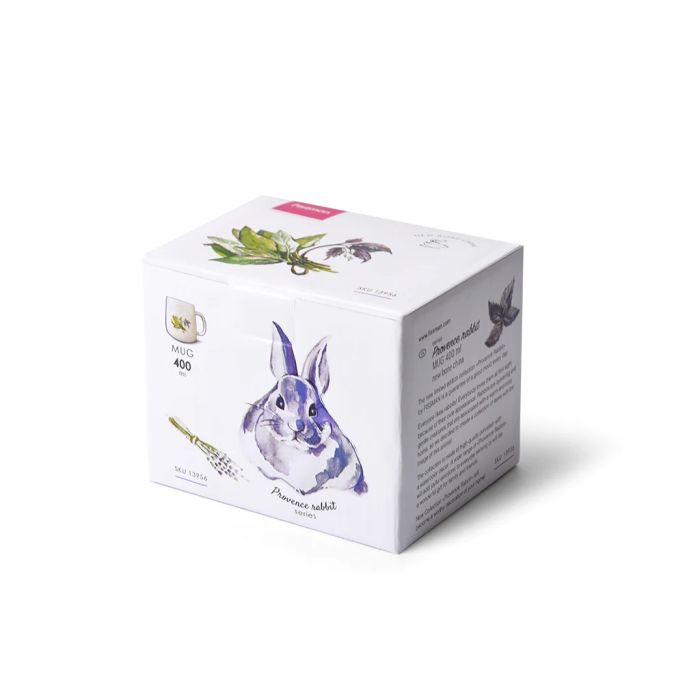 Fissman 13956 Provence rabbit porcelain mug 400ml