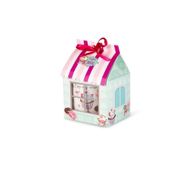 Fissman 14066 Mug with gift box porcelain 350ml
