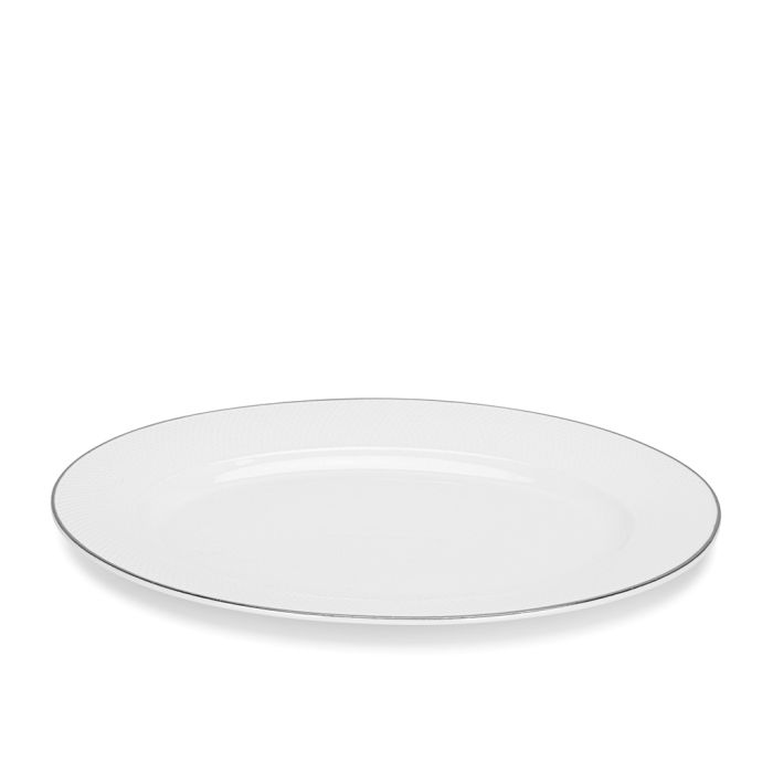 Fissman 14083 platinum porcelain serving plate 29.5х2.5cm