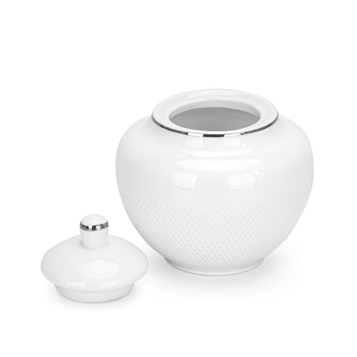 Fissman 14087 platinum porcelain sugar bowl 210ml