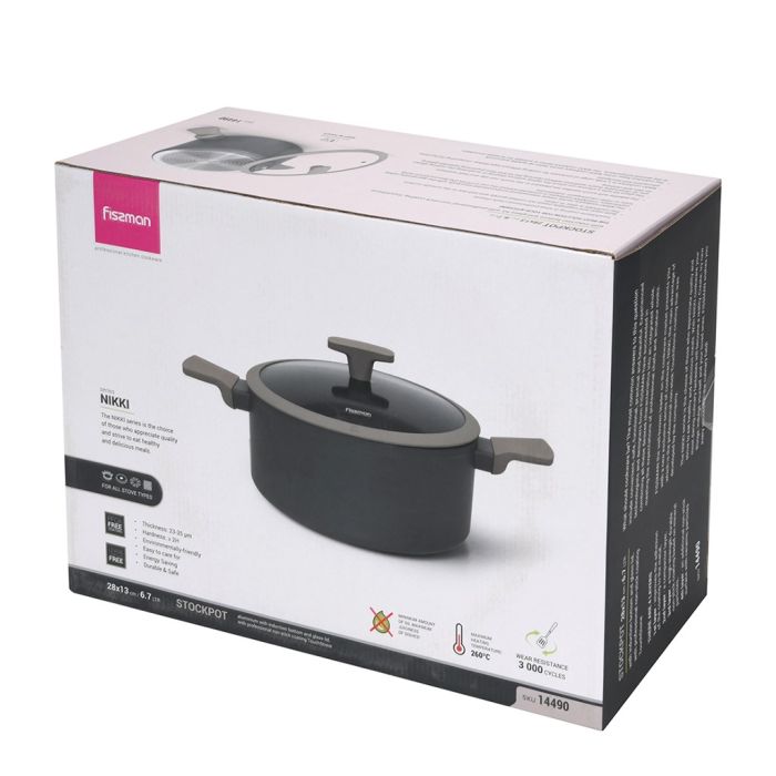 Fissman 14490 Casserole with lid PAULA 6.7l