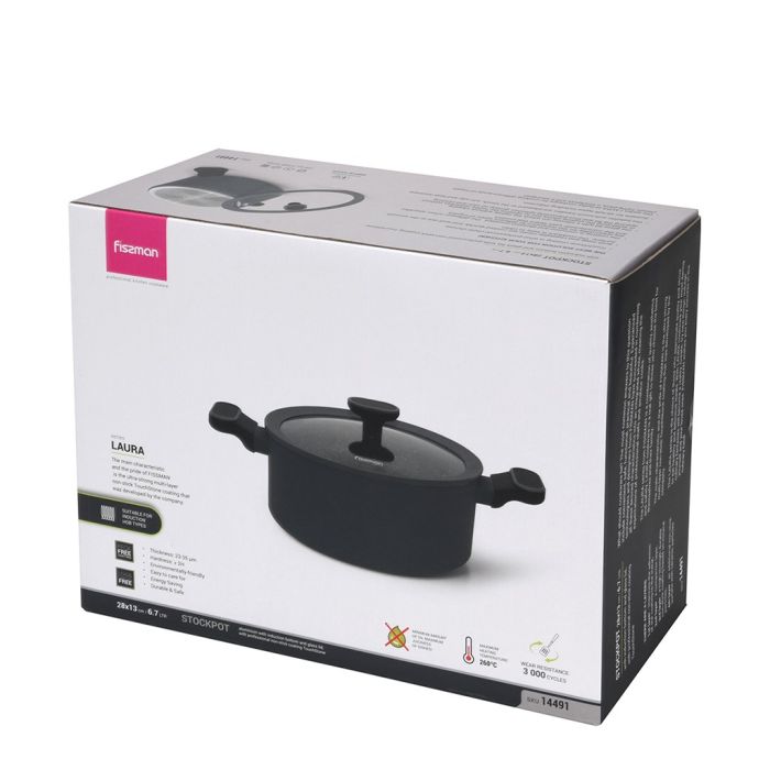Fissman 14491 Casserole with lid LAURA 6.7l